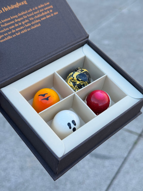 Halloweenasken - 4 bitar