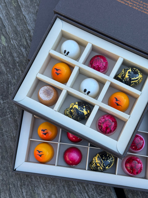 Halloweenasken - 9 bitar