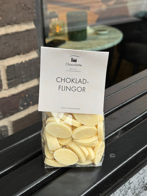 Vita chokladflingor