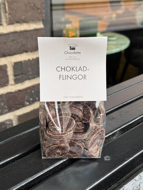 Mörka chokladflingor
