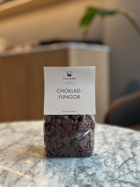Mjölkchokladflingor - Chocolatte Helsingborg