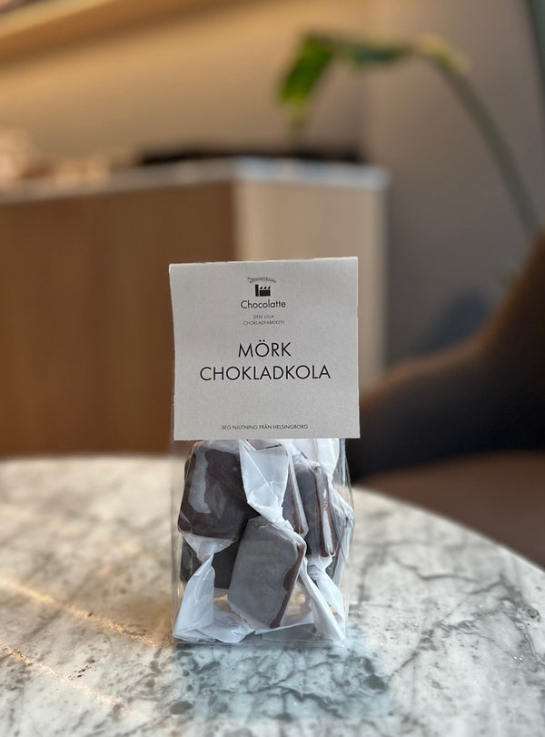 Mörk chokladkola - Chocolatte Helsingborg