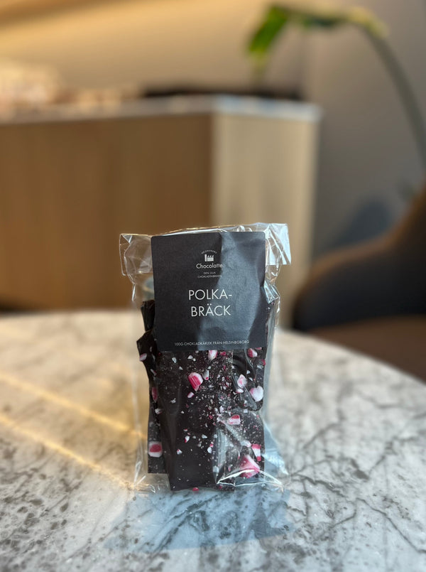 Polkabräck mörk choklad - Chocolatte Helsingborg