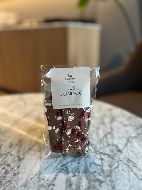 Julbräck i mjölkchoklad - Chocolatte Helsingborg