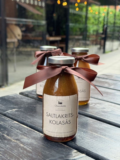 Saltlakritskolasås