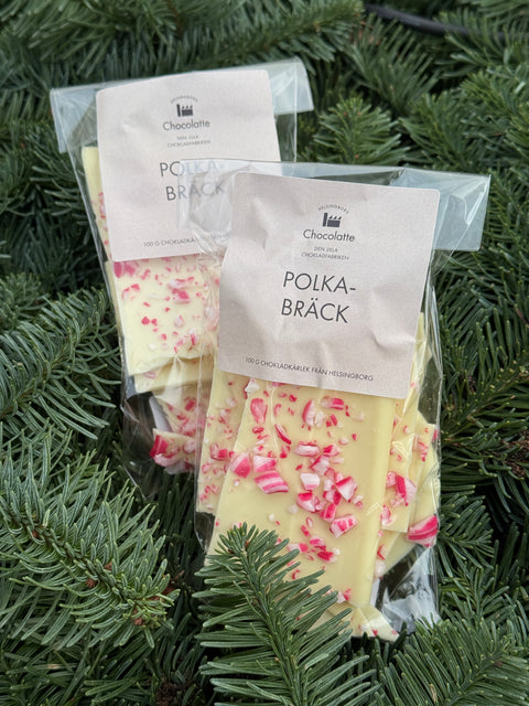 Polkabräck - Vit choklad